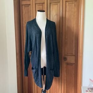 Gap Charcoal Slouchy Cardigan, Size L